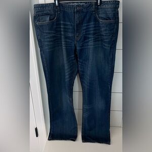 Kenneth Cole Men's Relaxed Blue Jeans